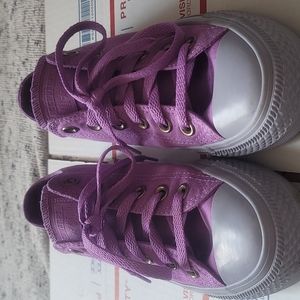 Unisex Rare Purple with Faded Purple trim and brass eyelets Converse M5 or W7